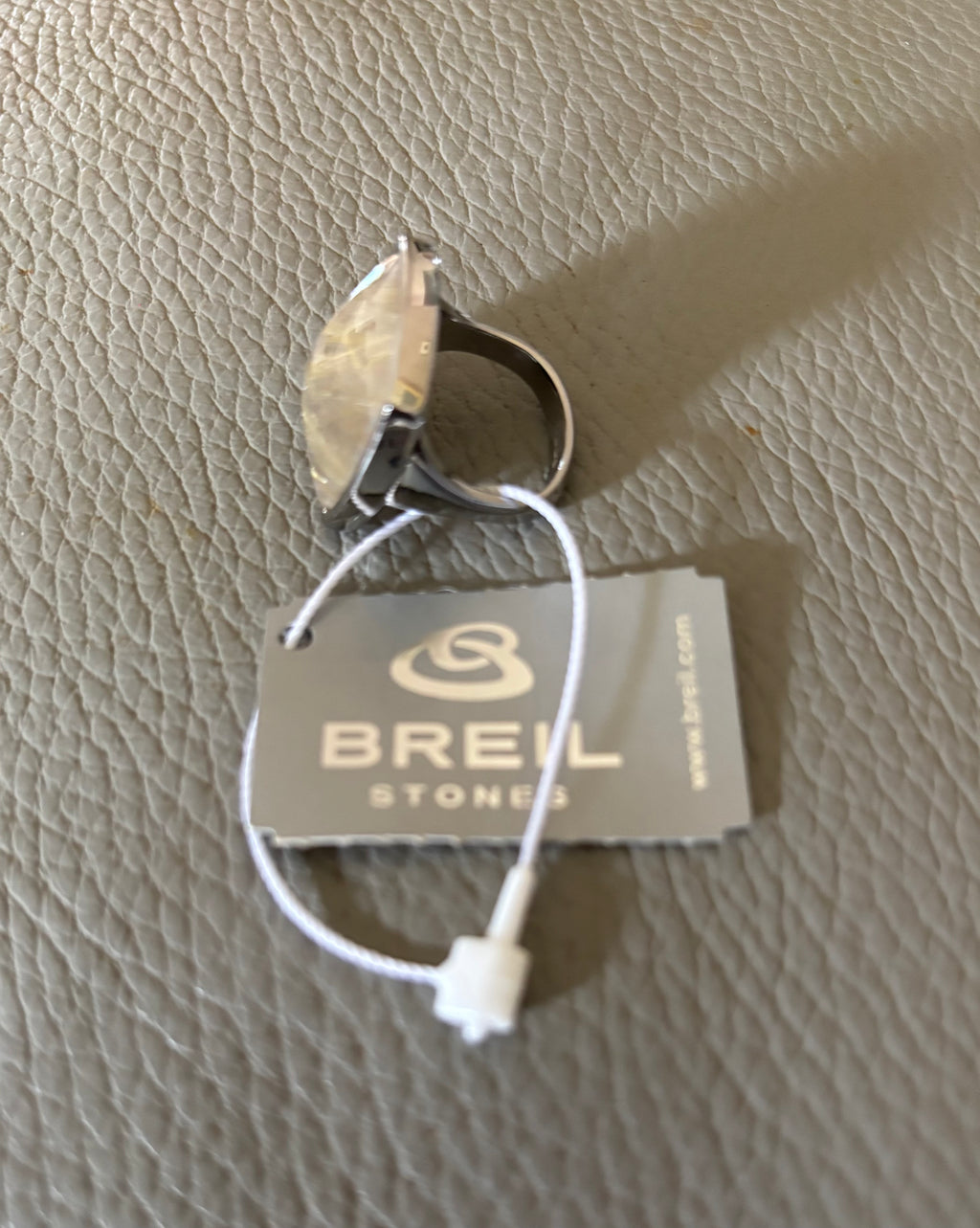 Breil ring with stone
