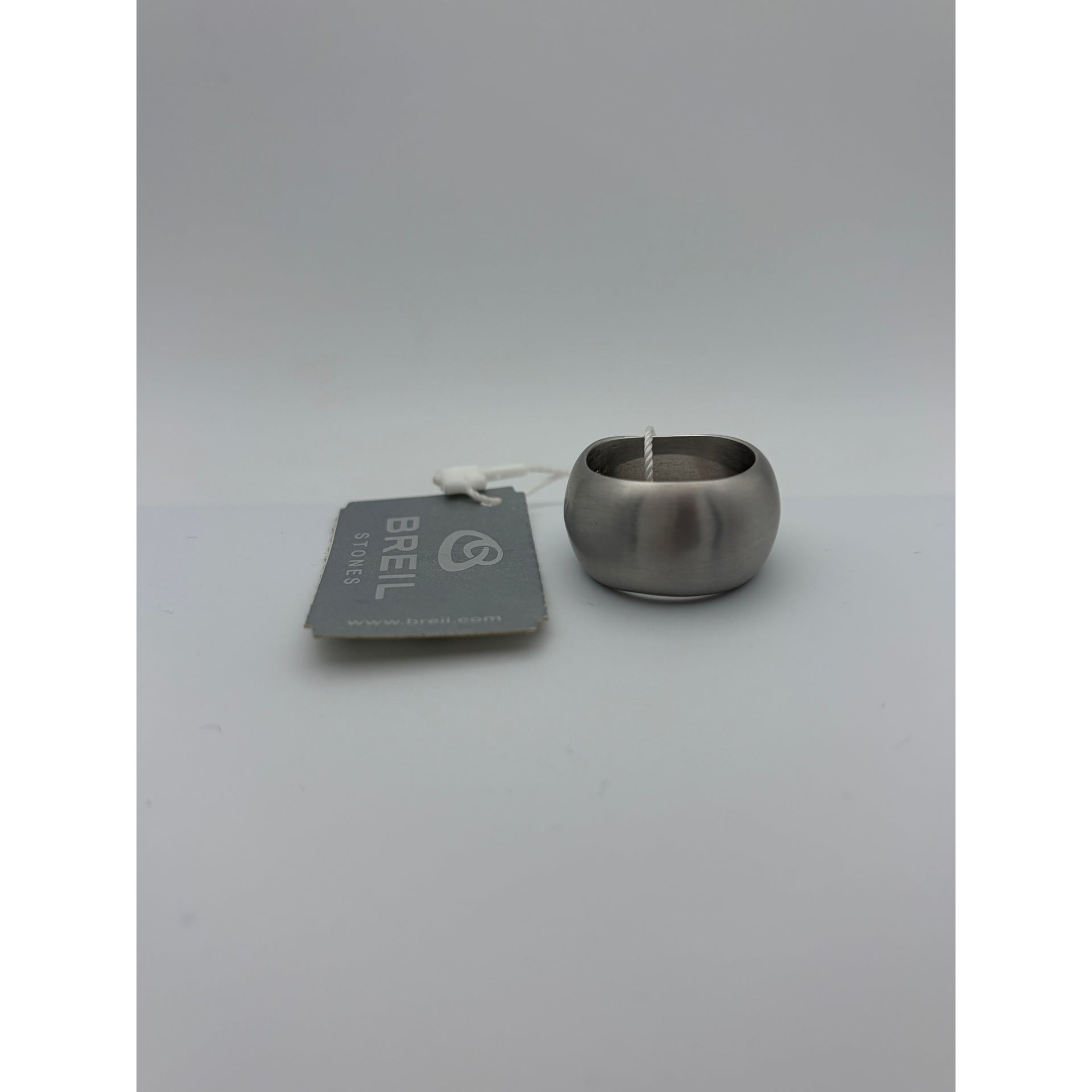Breil brushed steel ring