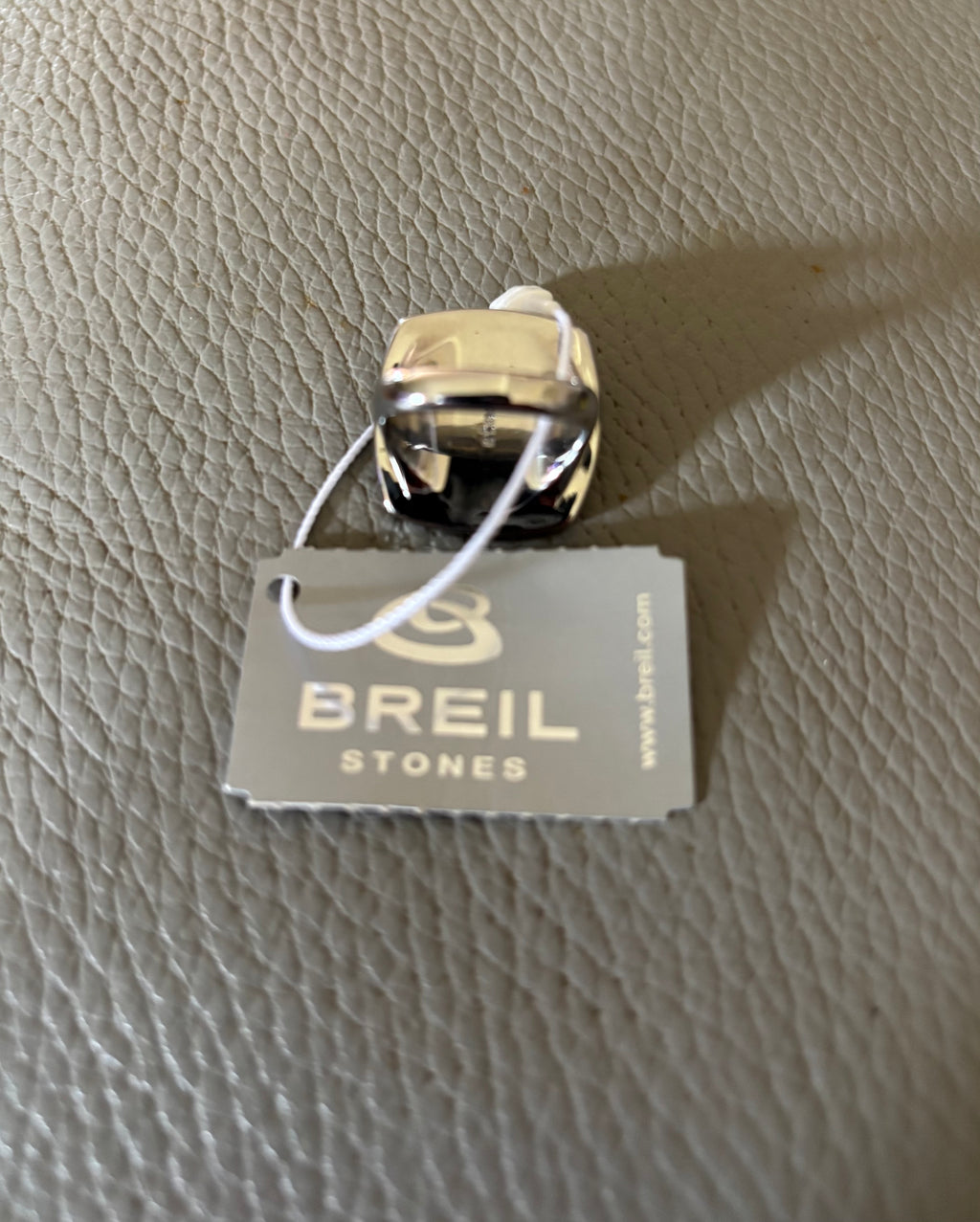 Breil ring with stone